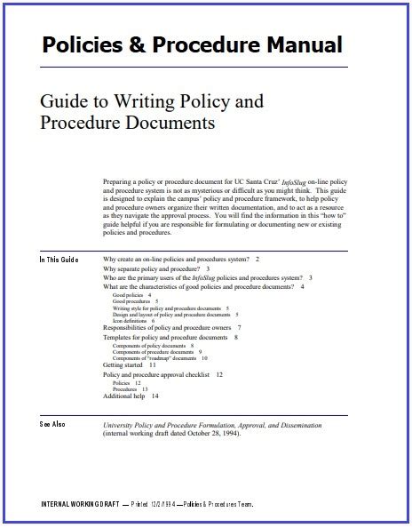 Guidelines and Manuals .
